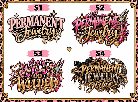 Permanent Jewelry Car Decals & Permanent Stickers