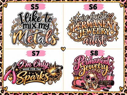 Permanent Jewelry Car Decals & Permanent Stickers