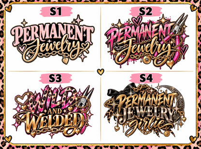 Permanent Jewelry Car Decals & Permanent Stickers