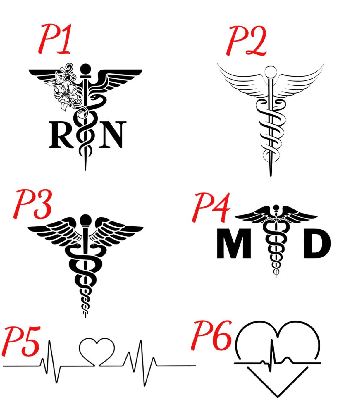 Personalized Medical Professional Keychain