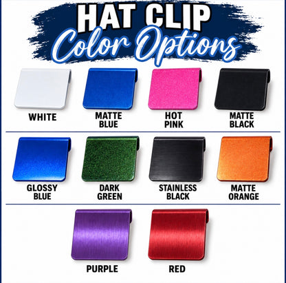 Personalized Engraved Custom Hat Clips | Father’s Day Gift
