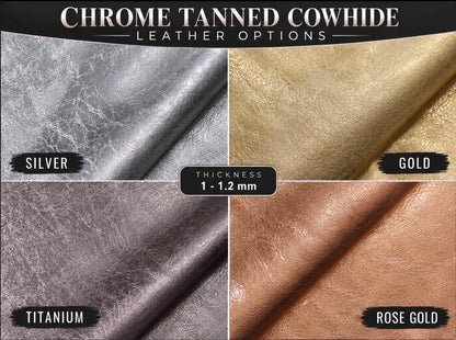Genuine Leather Custom Engraved Logo Welding Safety Patches | Permanent Jewelry