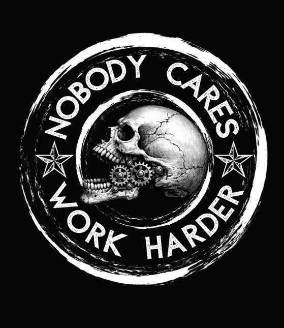 Matching Skull T-Shirts | Adult Work Harder, Toddler Play Harder Bundle | Father’s Day Gift