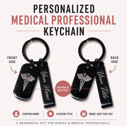 Personalized Medical Professional Keychain