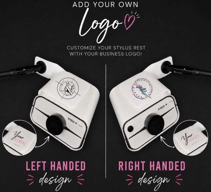 Custom Logo Permanent Jewelry Stylus Rest | Universal Acrylic Holder | Tool Organizer | Zapp 2 Plus, Everarc & Orion mPulse Pro