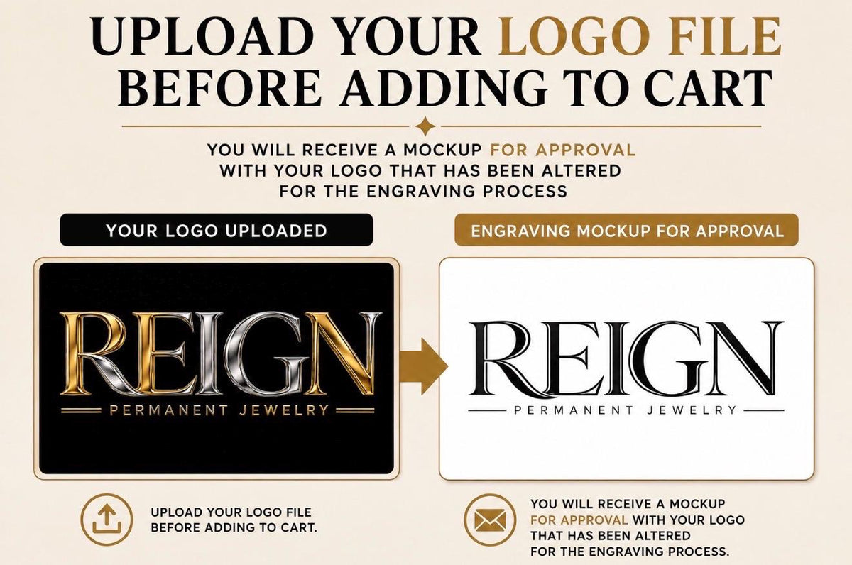Vegan Leather Custom Logo Welding Safety Patches | Permanent Jewelry Supplies | Branding