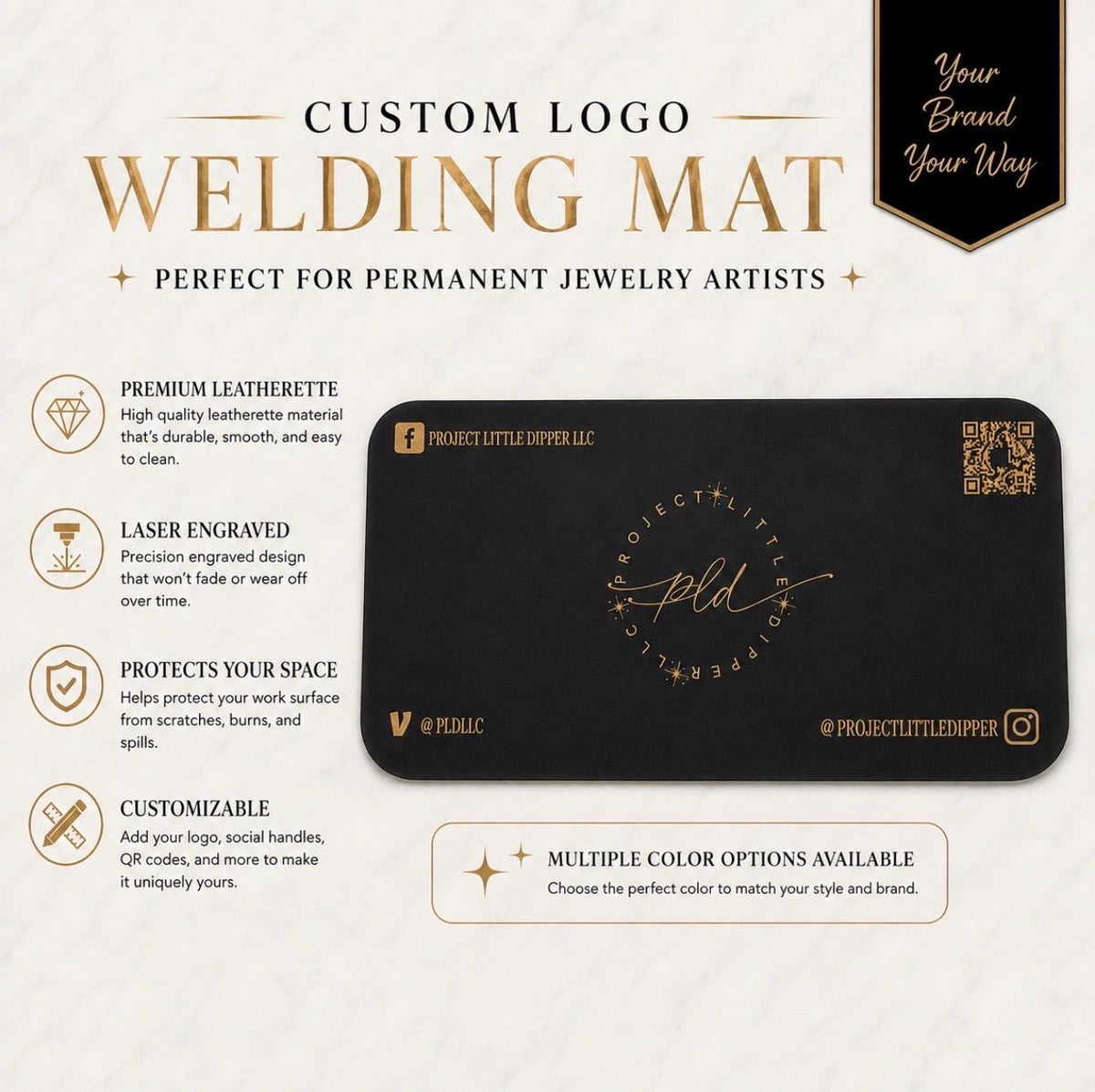 Custom Logo Display Welding Mat