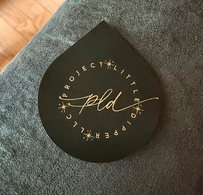 Vegan Leather Custom Logo Welding Safety Patches | Permanent Jewelry Supplies | Branding